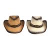 Straw Cowboy Hat Wide Brimmed Cowboy Hat Surprise Gift for Boyfriend