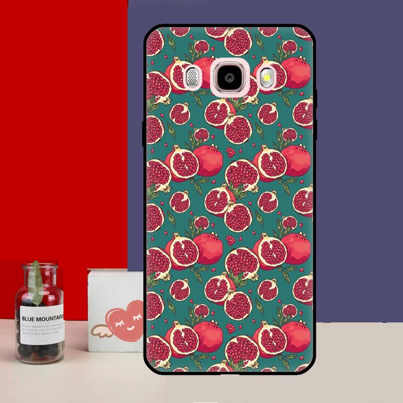 Food Fruit Red Pomegranate Case For Samsung Galaxy J3 J5 J7 2016 A3 A5 2017 A6 A7 A8 A9 J8 J4 J6 Plus 2018 Back Cover