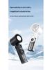Mecha Style Transparent Portable Mini Handheld Fan for Outdoor Cooling