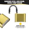 Premium Gold Combination Padlocks 10000 Code Option Waterproofed Anti Pick Resistant Heavyweights Security Lock