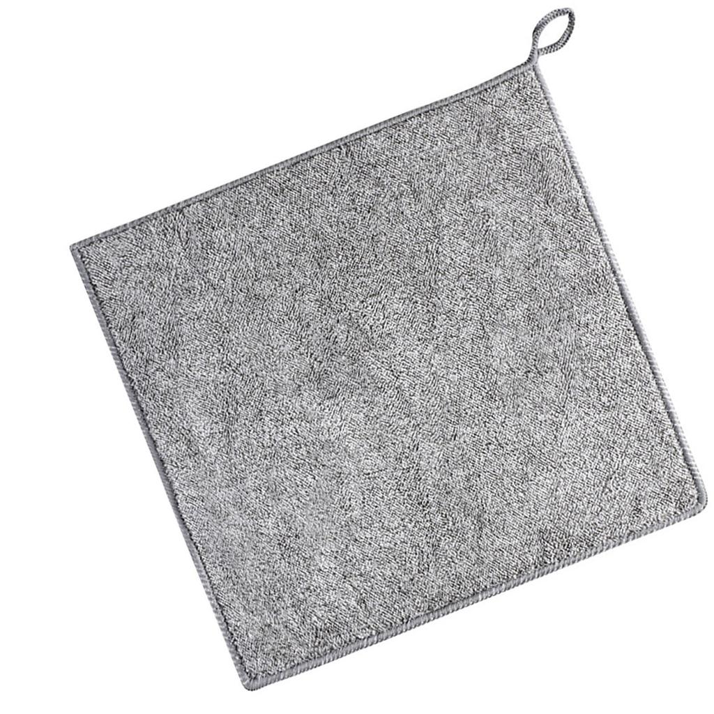 Cleaning Cloth Bamboo Fiber Quick Dry Towel Super Absorbent Cloth 30x30cm for Home Kitchen