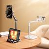 Multiple Angle Rotating Phone Mount Height Extendable From 24cm To 36cm Stable Metal Base For Mobile Devices And Tablets