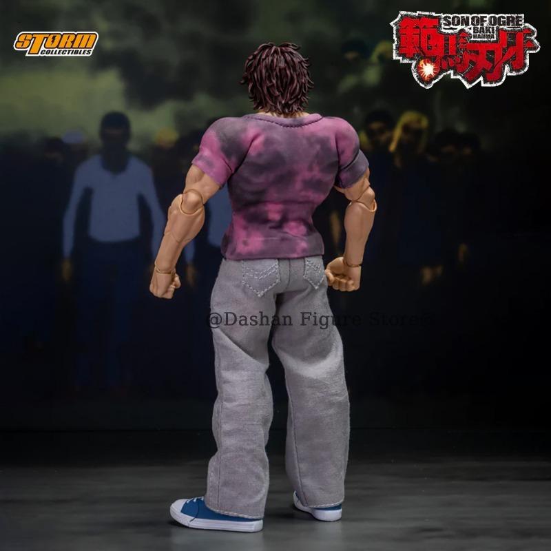 ST Baki Hanma Action Figure Katsumi Son Of THE Ogre Figures Yujiro Yamazaki's Oni Back Figurine Model Toys Ko Collection Doll