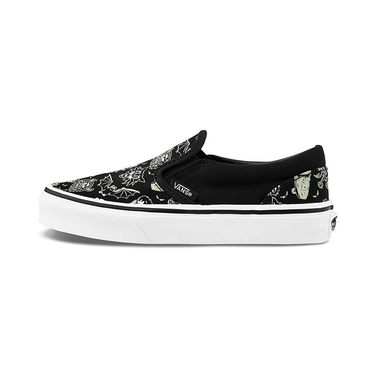 Vans Slip-On Canvas Low Top Kids Skate Shoes Kids Sneaker Black VN0A4BUT2JN