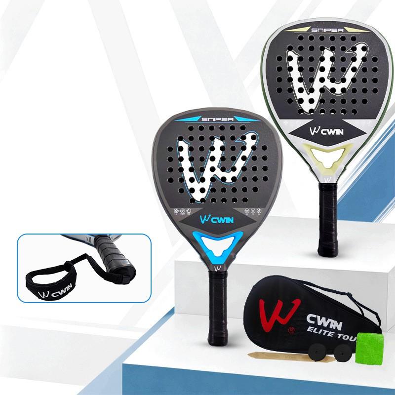 2026 Carbon Fiber Table Tennis Racket Adults Hard Blade G5 Grip Blue White Lightweight Performance Paddle