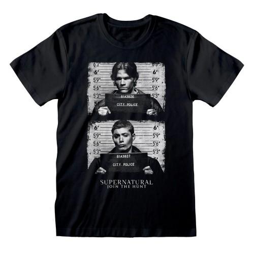 Supernatural Unisex Adult Line Up T-Shirt