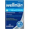Wellman Multivitamin für Männer - 30 Tabletten (Monatspaket) | Tägliche Selbstpflege & Inneres Wohlbefinden | Mit Panax Ginseng, Vitaminen A, B, C, D & Essentiellen N