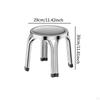 Compact Non Slip Lightweight Shoe Stool Multipurpose Chair for Bedroom Apartment Sitting