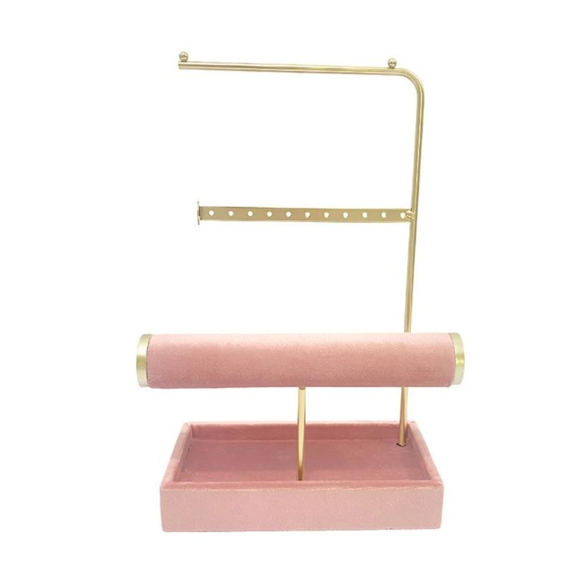 Multifunctional Jewelry Display Stand Shop Counter Jewelry Exhibition Rack Sturdy Stand Holder for Various Ornaments