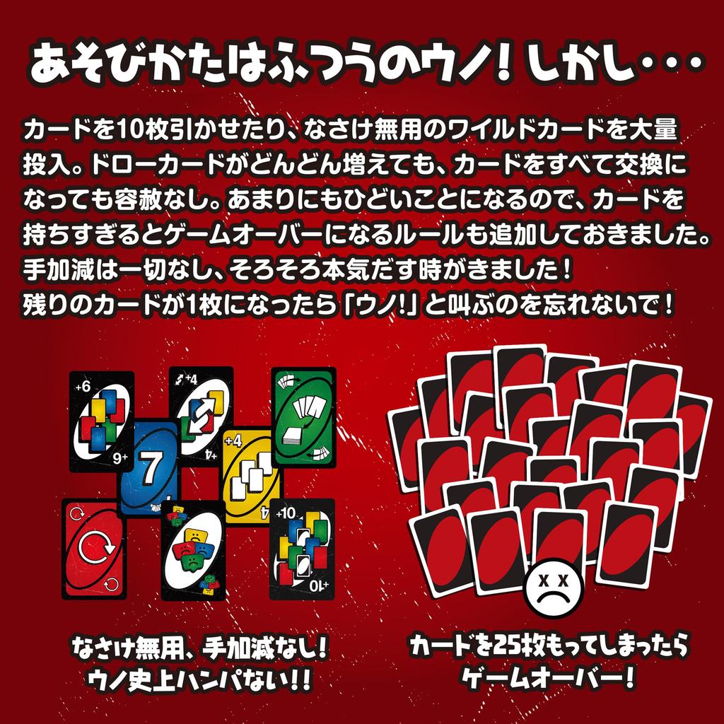 Mattel UNO A Card Game Party Game for Ages (Uno) - 2-6 Players, 7+ (HWV18)