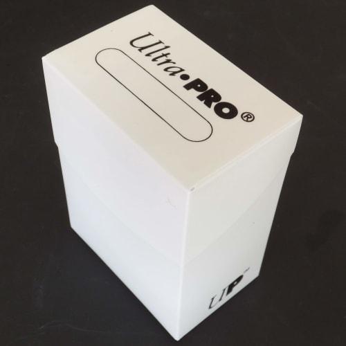 Ultra Pro Vertical Deck Box, Standard Deck Case, White