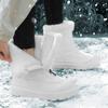 Schneeschuhe Neue Herbst- und Winterschuhe Hohe warme Baumwollschuhe für den Außenbereich Mit Fleece verdickte große Baumwollstiefel Kurze Stiefel