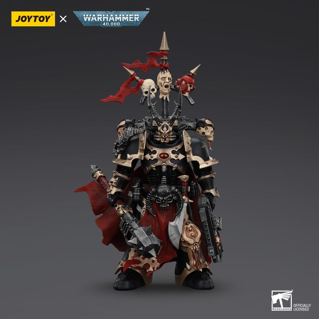 JoyToy Warhammer Black Legion Champion with Bolter and Power Maul Scale Action Figure 40k 118