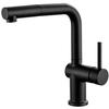 Kitchen Mixer Tap - Matte Black - Swivel Spout - EDOUARD ROUSSEAU - SQUARE