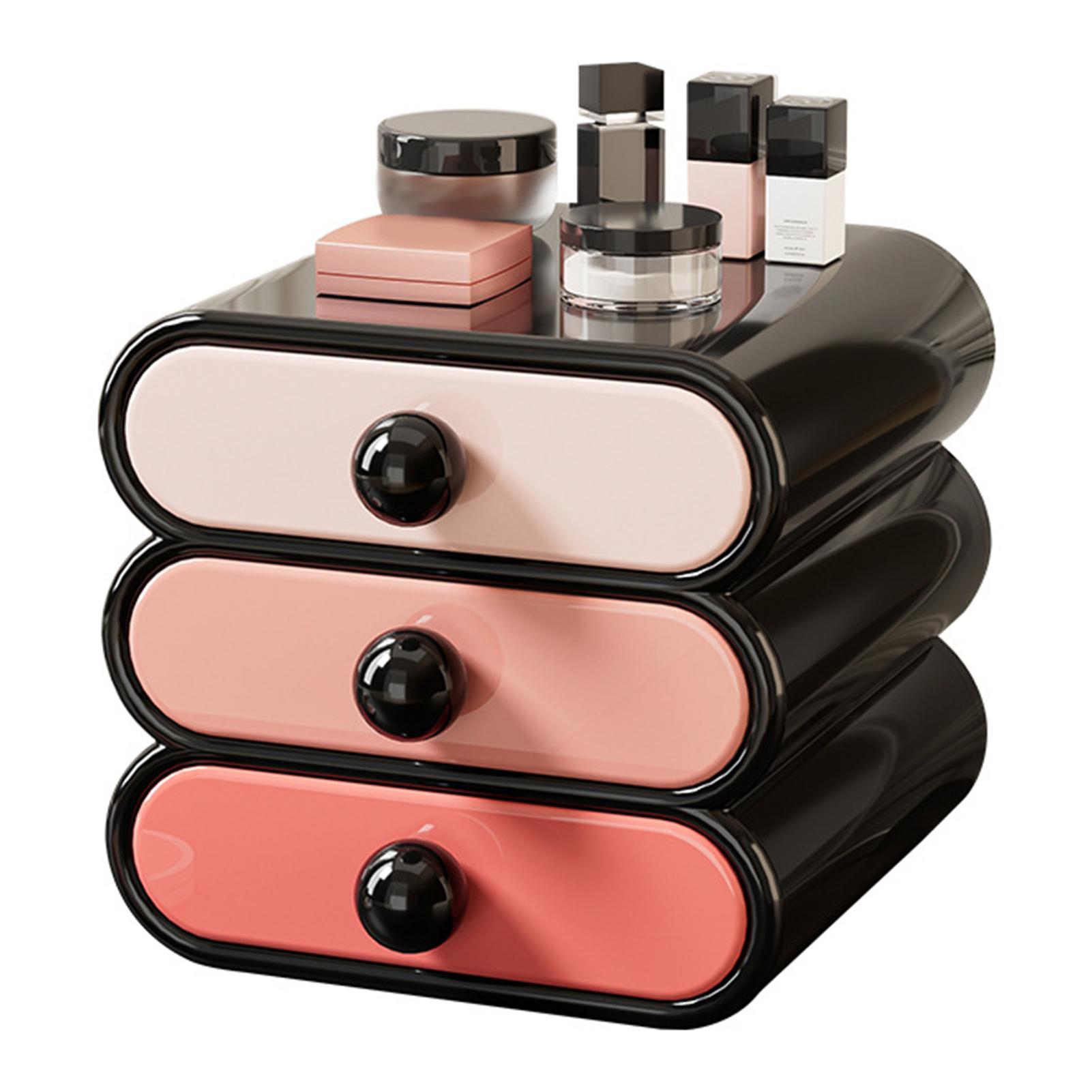 

Коробка для хранения макияжа, выдвижная, для хранения косметики, штабелируемая, для столешницы туалетного столика, для лака, помады, ювелирных изделий