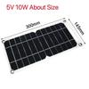 5V 5W/10W Portable Solar Panel Fast Charger Panel DIY Travelling Solar Panel Suitable for hiking, camping, etc.