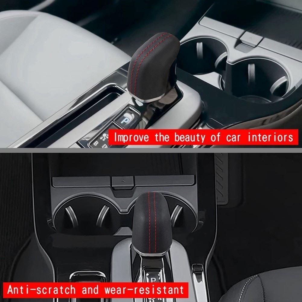 Car Gear Handle Buttons Cover Stickers Gear Knob Trim for 60