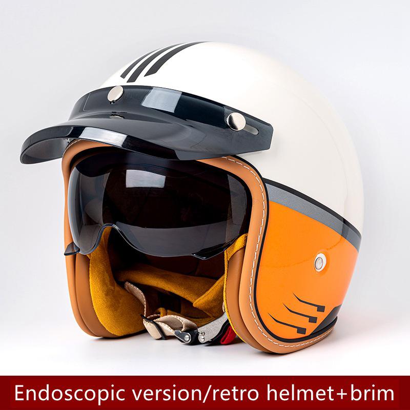 Unisex American Cruiser 3/4 Motorcycle Helmet