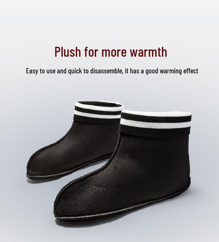 Damen wasserdichte rutschfeste gefütterte niedrig geschnittene Regenstiefel im koreanischen Stil - Modische warme Outdoor-Bekleidung