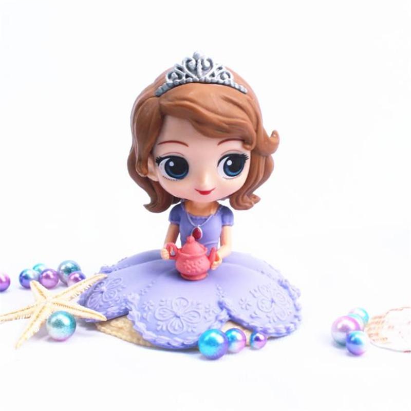 Princess Ariel Rapunzel Cinderella Mermaid Anna Elsa Belle Sofia Snow White Mulan The Little Mermaid Figure Toys Kid Gift