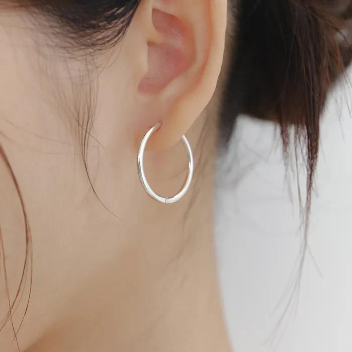 Basic Ring Earring_25mm