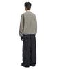 Nomaenyueol Heavy Waffle Half Zip-Up - Gray