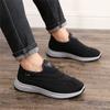 Men Fleece Lined Shoes Winter Snow Boots Cotton-padded Slip On Casual Warm Walking Fur Lined Sneakers House Shoes for Male Work Shoes