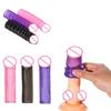 Penis Extender Sleeve Reusable Silicon Spike Dotted Condom Sex Toys Men Dildo Penis Condoms G Spot Stimulation Delay Ejaculation