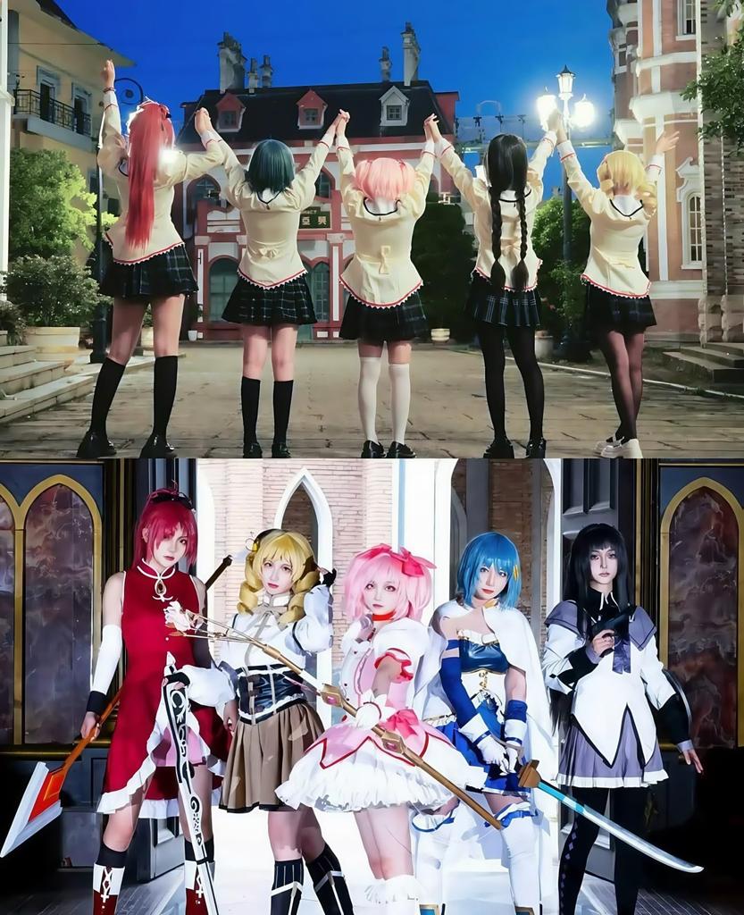 Madoka Magica Cosplay Costume Kaname Madoka Cosplay Outfit Adult Size Perfect for School and Costume Parties Puella Magi Madoka Magica Cosplay Costume