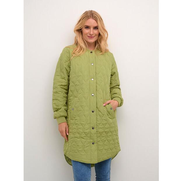 

Пуховик Kaffe Shally 10504093 зеленый Regular Fit EU 38