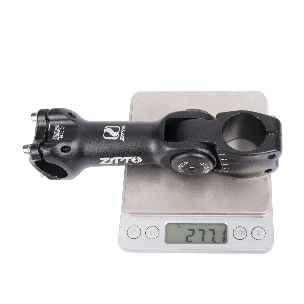 ZTTO Bicycle Parts MTB Road City Bike Bicycle Adjustable Stem 31.8mm 25.4mm 60 Riser 90 110 130mm Fiting For XC