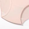CINOON Women Sexy Low-Rise Satin Mesh Patchwork Letter Waistband Hip-Hugging Briefs Panties
