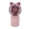 Handheld Fan Cute Cat Appearance USB Charging Portable Fan  Key Switch Mini Fan Portable for Kids