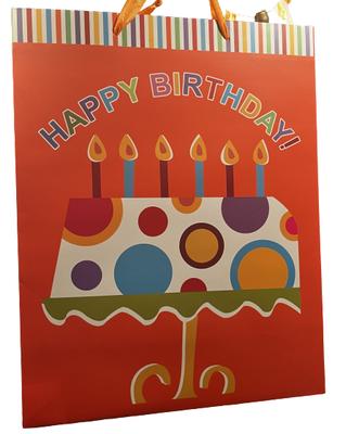 Happy Birthday Gift Bag - Decorative Bag 34X26.5