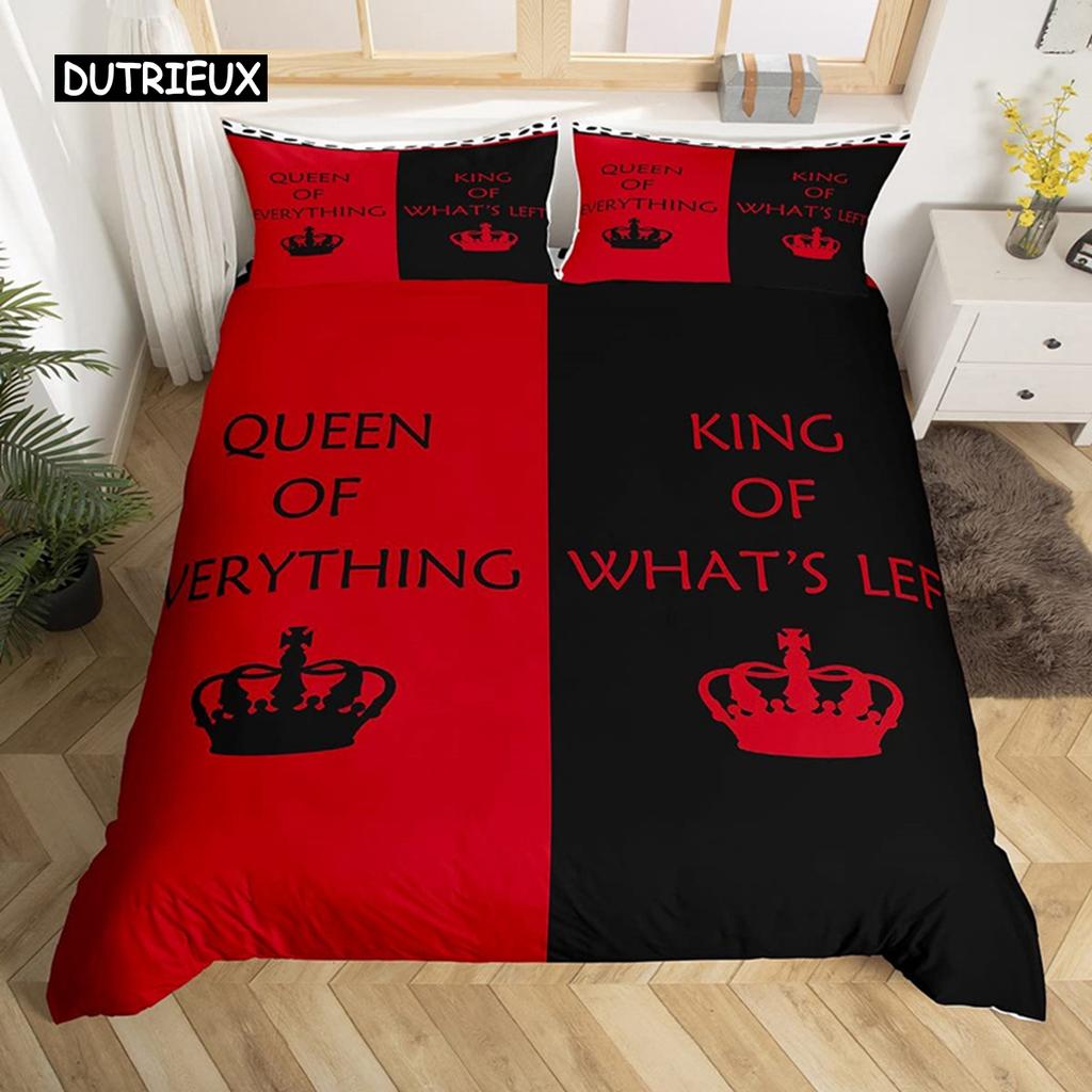 Liebende Bettbezug Liebesthema Paar Bettwäscheset Mikrofaser Tiere Bettdeckenbezug King Schlafzimmer Valentinstagsgeschenke Deko