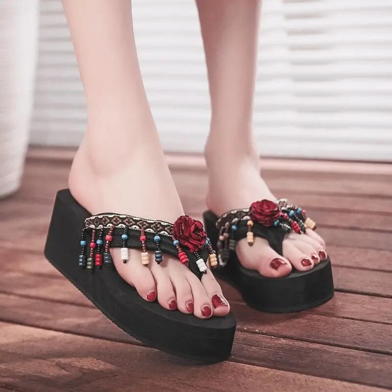 Thick Shoes for Women Designer Luxury Original Woman Flip Flops Slippers High Quality Waterproof Sandals Vip Low Price 39 Slides