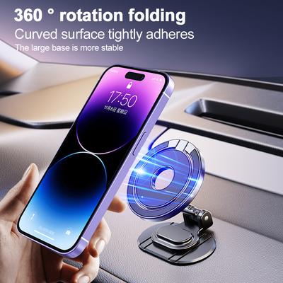 Suitable For MagSafe Navigation Mobile Phone Car Holder Strong Magnetic Car Mount Phone Stand GPS Bracket For IPhone 15 14 13 12