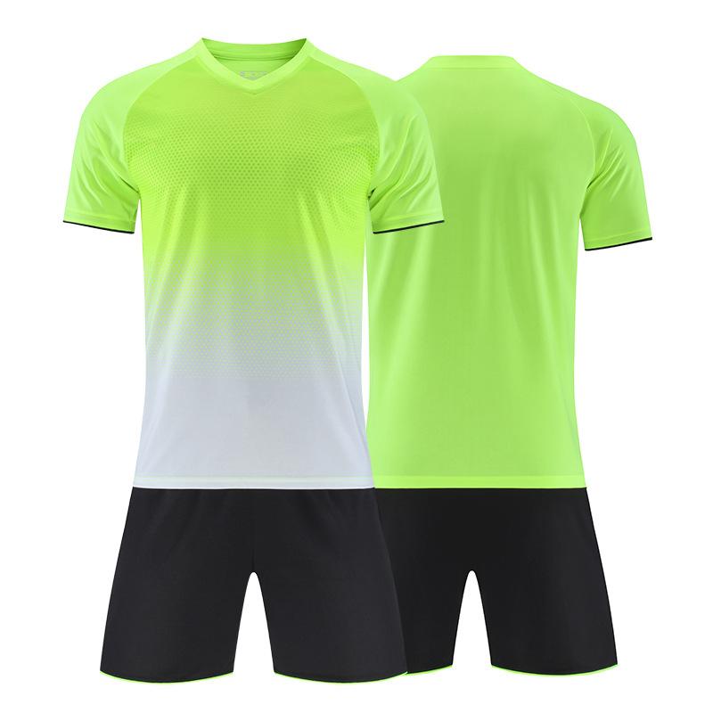 Football Match Suit Group Buying Team Uniform Training Uniform Men's Adult Children's Football Jersey Clothes Summer