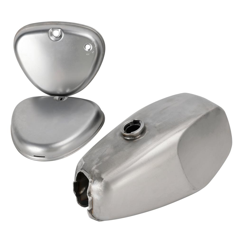 Unpainted Fuel Gas Tank and Tank Side Cover set For Simson S50 S51 S70
