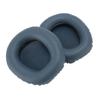 Replacement Ear Pads Professional Soft Protein PU Leather Comfortable Ear Cushion for Q100 Blue