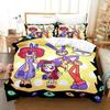 3D Print Cartoon Amazing Digital Circus Bedding Set Boys Girls Twin Queen King Size Duvet Cover Pillowcase Bed Boys Adult
