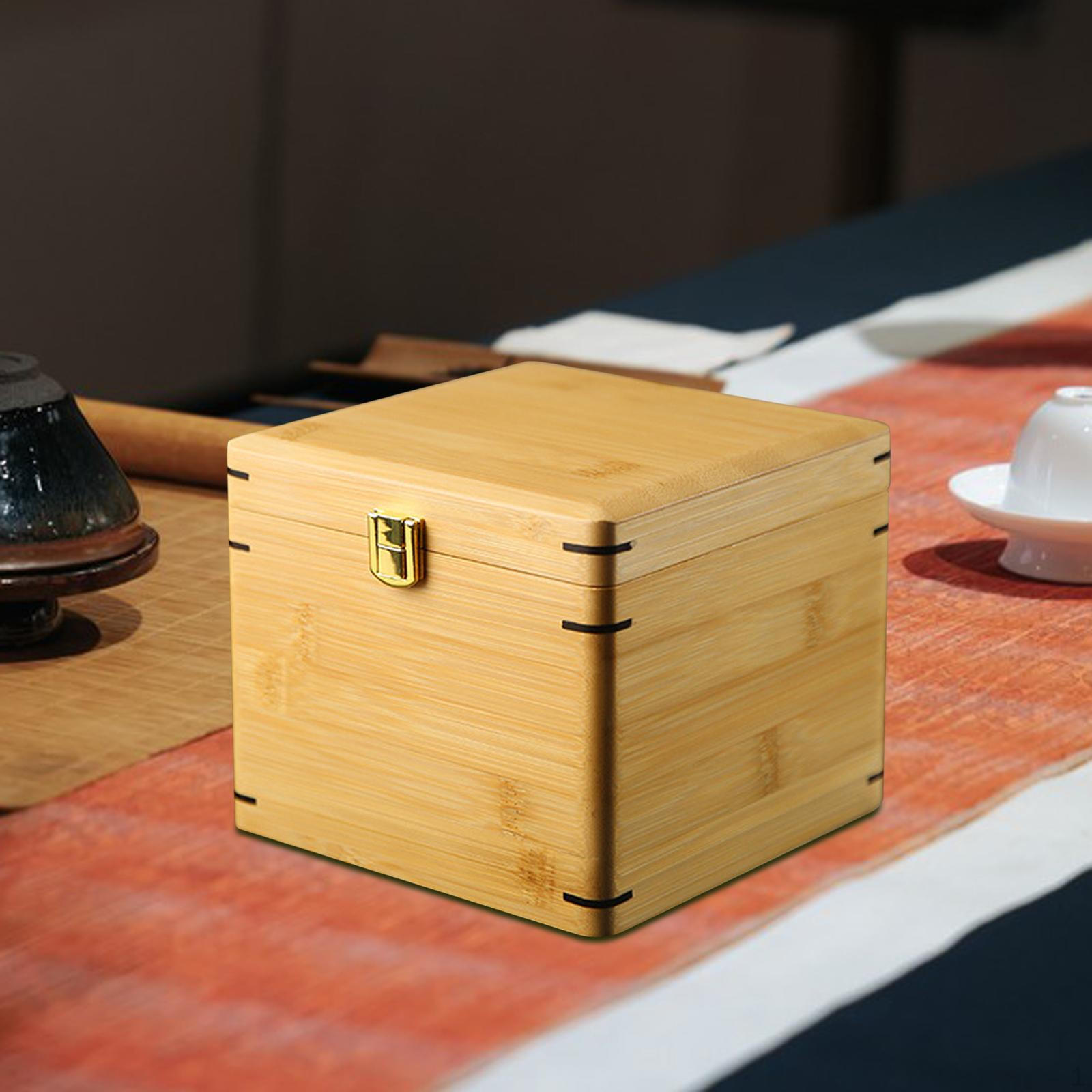 

Бамбуковая декоративная коробка для хранения, деревянная упаковка для подарков, ювелирных изделий, другого M