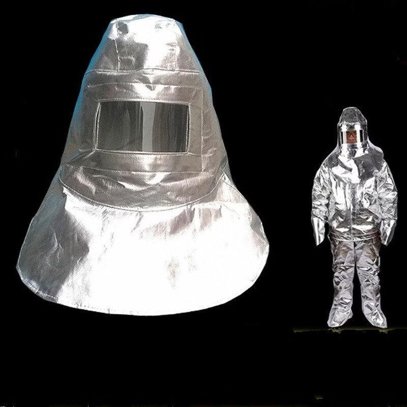 DAXTE High-Temperature Aluminum Foil Hood, Mask & Gloves Set