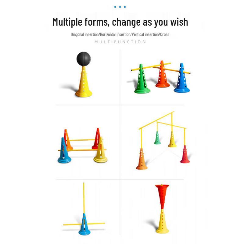 Sports Training Cones and Hurdles Set