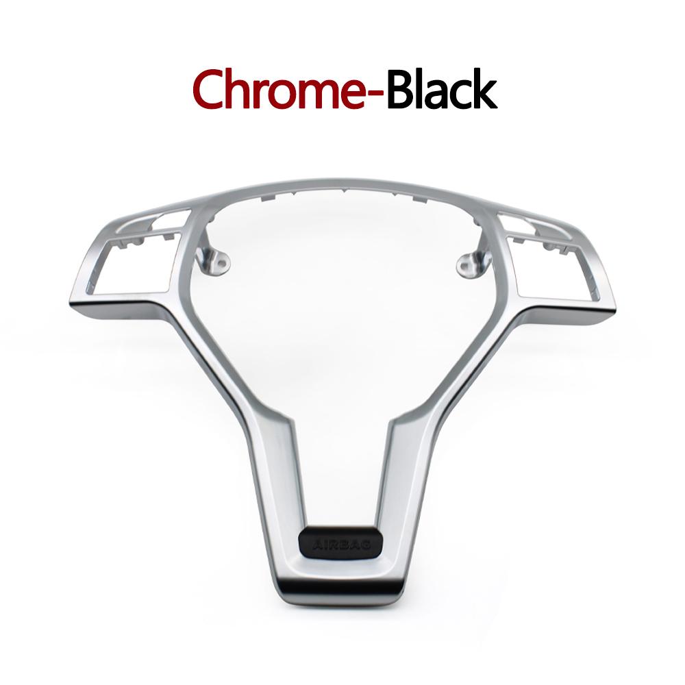 Car Steering Wheel Chrome Trim Cover For Mercedes Benz AMG C E GLK GLA CLA Class W176 W204 W212 W156 W218 A09946400139107