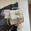 Schoolbag Handsome Mijia Korean Style Beautiful Bow Backpack Women's 1011 New Gentle Cute Crossbody Commuter Single Shoulder Bag