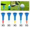 5Pcs Premium Golf Rubber Tees Almost Unbreakable 42mm Training Aid Mat 2" Heights for Range Practice Women Driving Training Gift