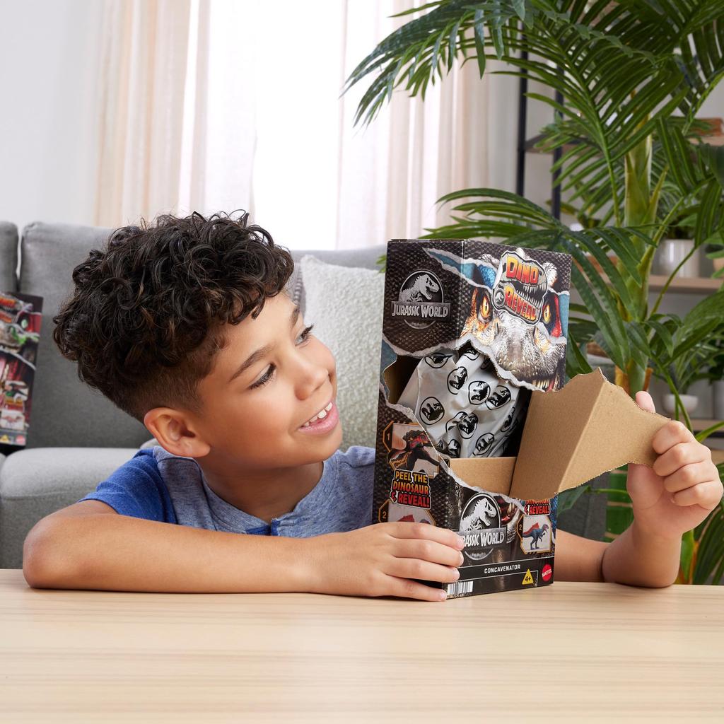 Mattel Jurassic World Tear-Off Dinosaur Excavation Surprise A Assortment Kids Figures Dinosaur Figures 2 Figures per Box Set Ages 6 and Up Multi JKN04