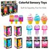 Schylling Needoh Nice Cube Sensory Squishy Stress Relief Fidget Toy Anti-Anxiety Squeeze Block For Focus ADHD Kids Adults