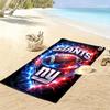 New York Giants Print Beach Towel, Large Soft Quick Dry Towel for Beach Camping Swimming
